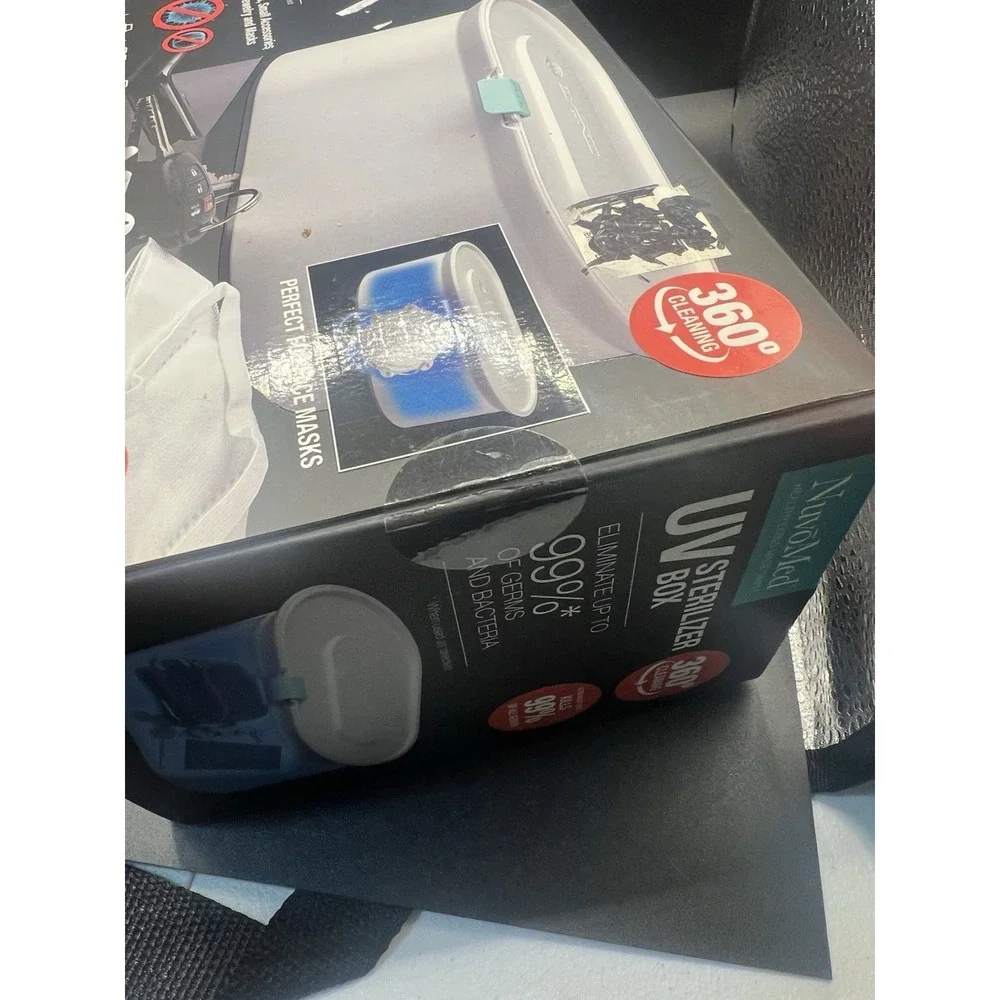 NovoMed UV Sterilizer Box, Eliminates 99% Of Germs, Phones, Masks, Jewelry, Keys